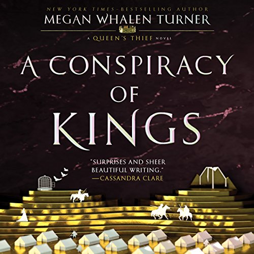 Series review:The Queen’s Thief by Megan Whalen Turner, narrated by Steve West #MeganWhalenTurner  @SteveWestActor  @HarperAudio #LoveAudiobooks