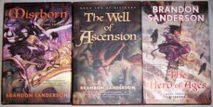 The Mistborn Trilogy by Brandon Sanderson.