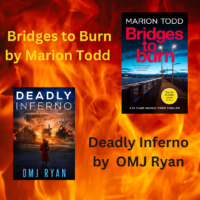 Bridges to Burn by Marion Todd | Deadly Inferno by OMJ Ryan @MarionETodd @canelo_co                 @OMJRYAN1 @inkubatorbooks #KindleUnlimited