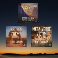 National Park Mysteries : Yosemite Fall, Arches Enemy, Mesa Verde Victim,  by Scott Graham @sgrahamauthor @joeljrichards @TantorAudio #LoveAudiobooks