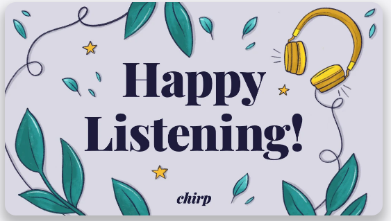 $5 Chirp gift card or Amazon digital gift card (open Intl)
